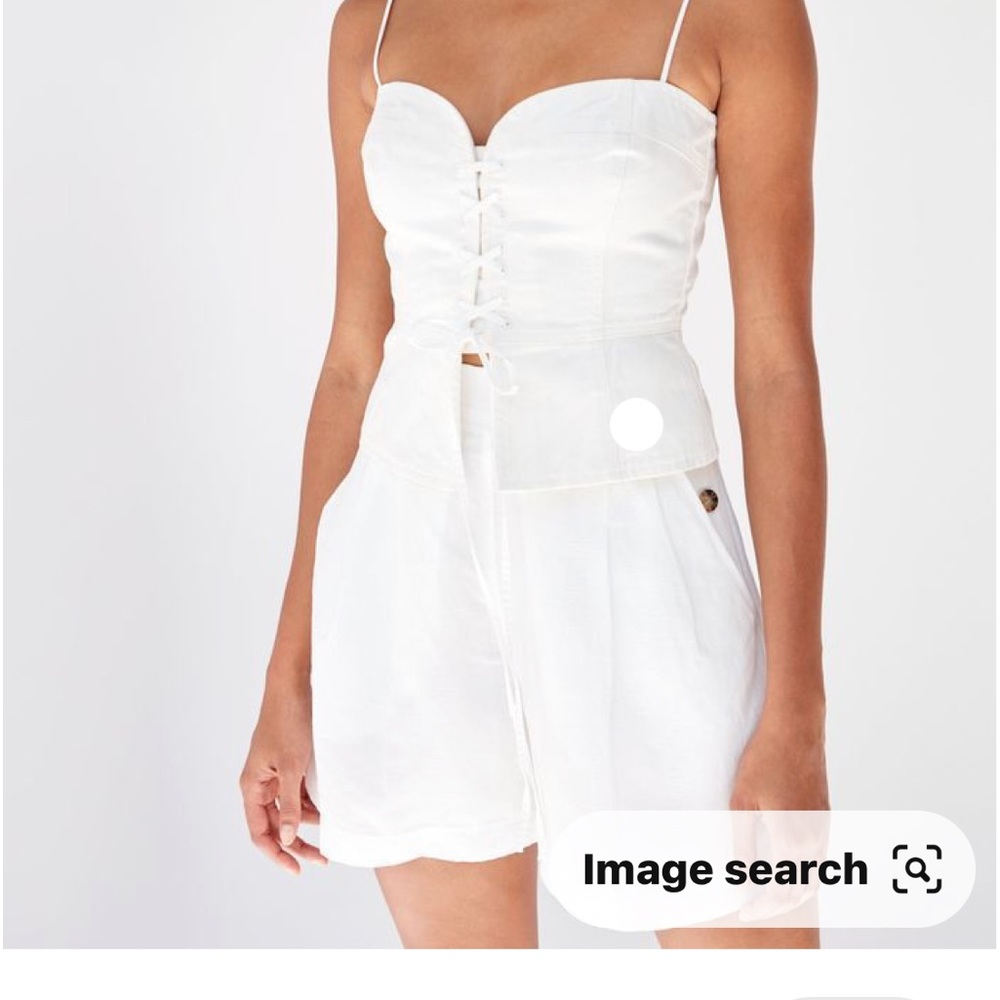 Aritzia Black Lace-Up Camisole - Picture 2 of 8